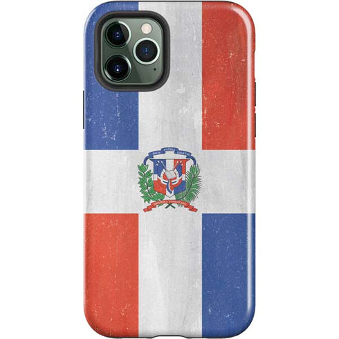 Dominican Republic Flag Distressed iPhone 12 Pro Max Impact Case